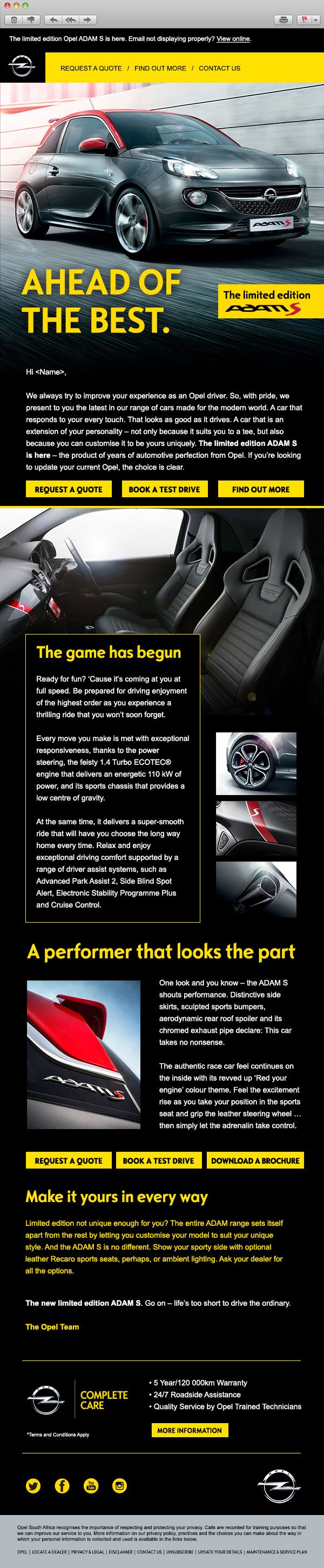 Opel CRM Programme